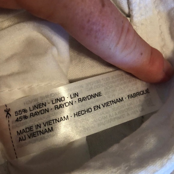 ✨High Waist Linen Shorts B1 - Picture 6 of 8